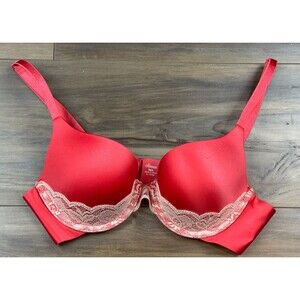 SOMA Enhancing Shape Push Up Lace Trim Bra Size 34A Style 1115